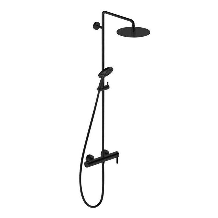 Duravit Duschset, mit Einhebelmischer, Schwarz matt C. C14280007046