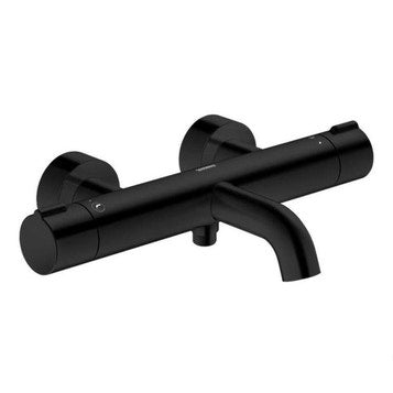 Duravit Thermostat-Außenmischer, für Badewanne, schwarz, mattes Finish C. C15220000046