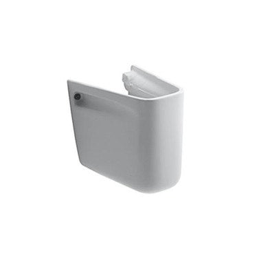 Duravit Halbsäule für Waschbecken, abgerundete Vorderseite, Weiß D-CODE 0857180000