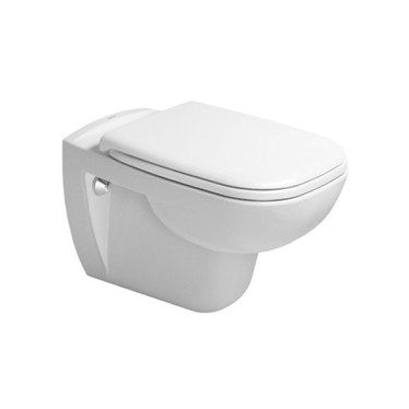 Duravit Hängendes WC mit Rimless® Spülrand, ohne WC-Sitz, UWL Klasse 1, Weiß D-CODE 2570090000