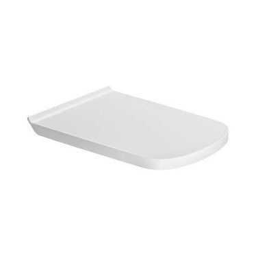 Duravit Sitz mit Deckel für Vital-WC, verlängerte Version, mit Soft-Close-Funktion, Weiß DURASTYLE 0062390000