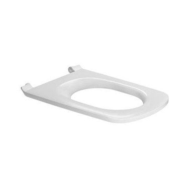 Duravit Sitz ohne Deckel für Vital-WC, verlängerte Version, ohne Soft-Close-Funktion, Weiß DURASTYLE 0062510000