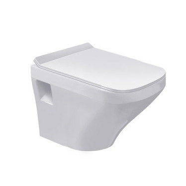 Duravit Wandhängendes Compact-Klosett, ohne Sitz, Spülwasserbedarf 4,5 l, UWL Klasse 1, Weiß DURASTYLE 2539090000