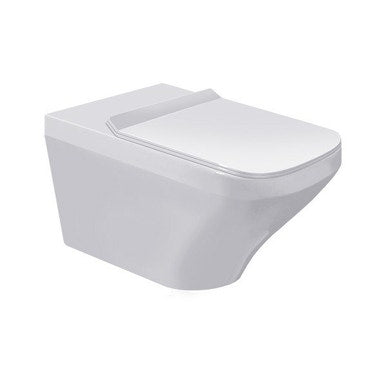 Duravit Hänge-WC Rimless® mit Auswurf, ohne Rand und ohne Sitz, Spülwassermenge 4,5 l, UWL Klasse 1, Weiß DURASTYLE 2542090000