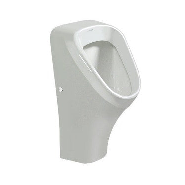 Duravit Urinal mit verdecktem Hintereingang, mit Absaugung, ohne Spritzschutz, Spülung wahlweise horizontal verdeckt oder vertikal sichtbar, Weiß DURASTYLE 2804300000