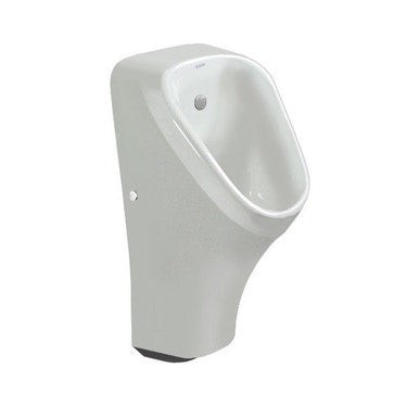 Duravit Urinal, elektronisches Batteriemodell, ohne Fliege, ohne Kranz, hinterer versteckter Eingang, horizontaler Abfluss Ø 50 mm, Weiß DURASTYLE 2806310000
