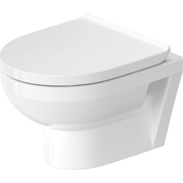 Duravit Set hängendes WC Compact Rimless® und Sitz mit Deckel, Weiß No. 45750900A1