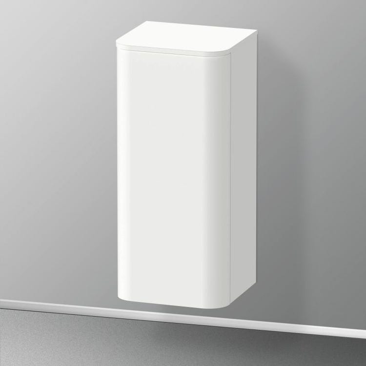 Duravit Niedrige Säule H. 89,6 cm, linkes Scharnier, Weiß, matte Oberfläche HAPPY D. PLUS HP1260L3636