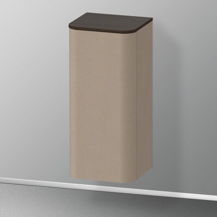 Duravit Niedrige Säule H. 89,6 cm, Scharnier links, Leinen-Finish HAPPY D. PLUS HP1260L7575