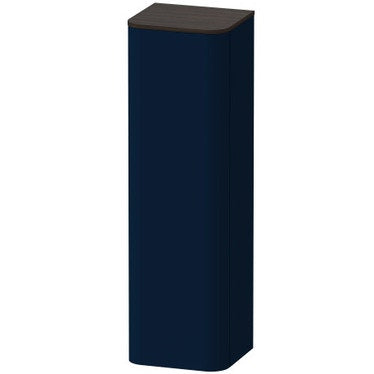 Duravit Niedrige Säule H. 133,6 cm, linkes Scharnier, Farbe Nachtblau, mattes Finish HAPPY D. PLUS HP1261L9898