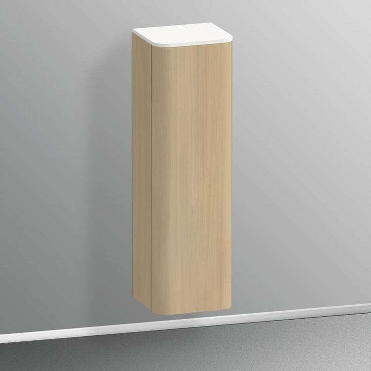 Duravit Niedrige Säule H. 133,6 cm, Scharnier rechts, mediterrane Eichenoberfläche HAPPY D. PLUS HP1261R7171
