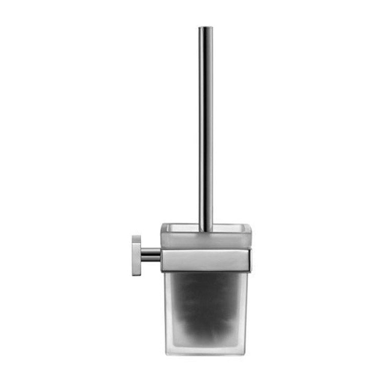 Duravit Toilettenbürstenhalter aus satiniertem Glas, Chromfinish KARREE 0099571000