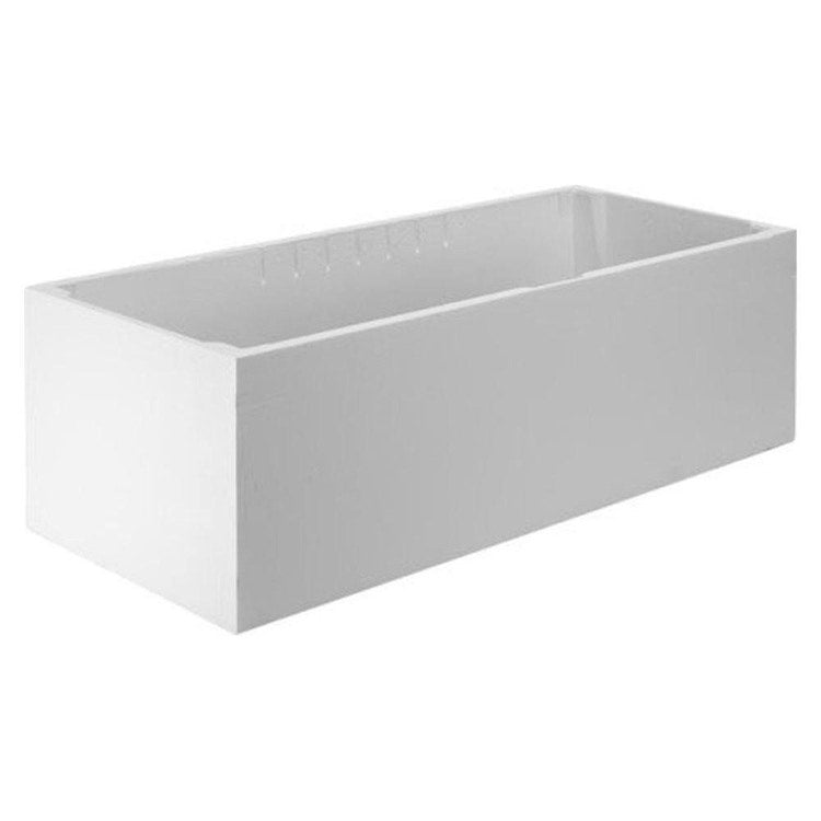 Duravit Struktur aus Polystyrol 170x100 cm, rechte Eckinstallation, Weiß PAIOVA 791419000000000