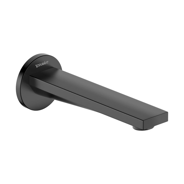 Duravit Wannen-Auslauf, Schwarz matt TULUM TU5240010046