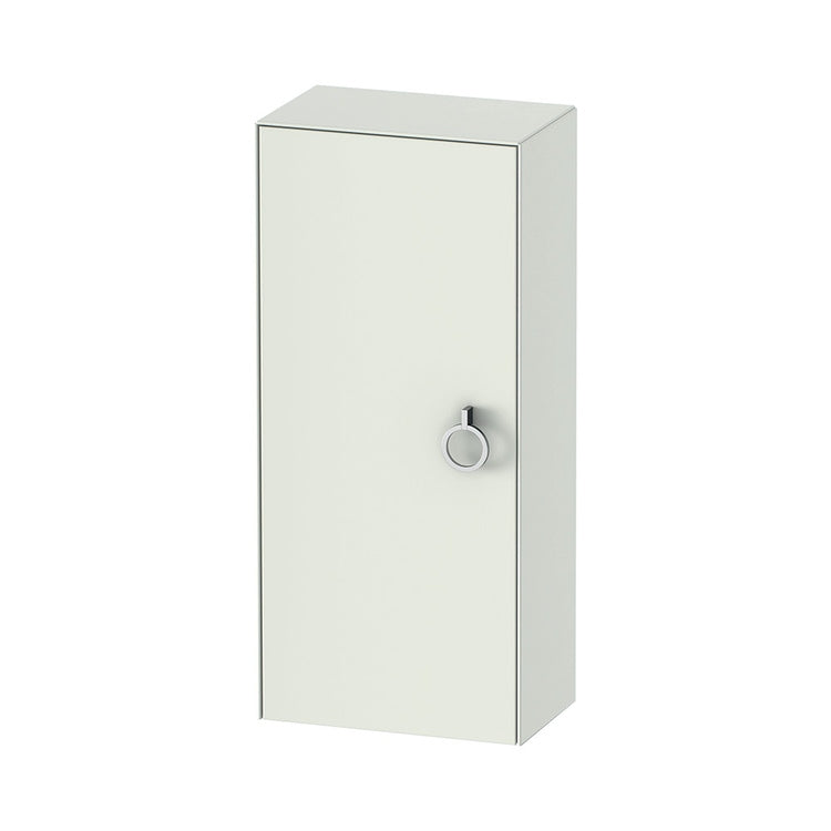 Duravit Niedrige Säule H. 88 cm, 1 Tür mit Scharnier rechts und 2 Glaseinlegeböden mit Aluminiumstützen, Vorderseite und Korpus weiß matt WHITE TULIP WT1323R3636