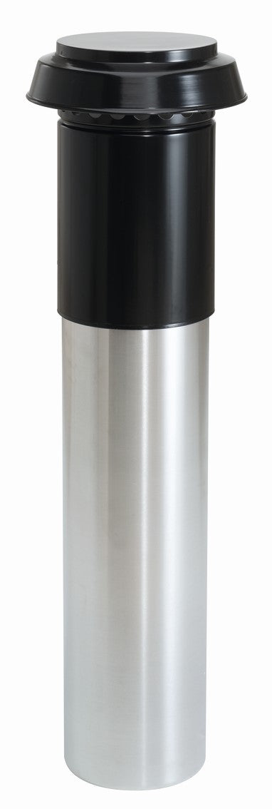 Vaillant Ref.-Nr. 20050360 – Durchlass durch das Dach, 180 mm Durchmesser, für 210/180 mm EPP-Kanal – Schwarz – recoVAIR