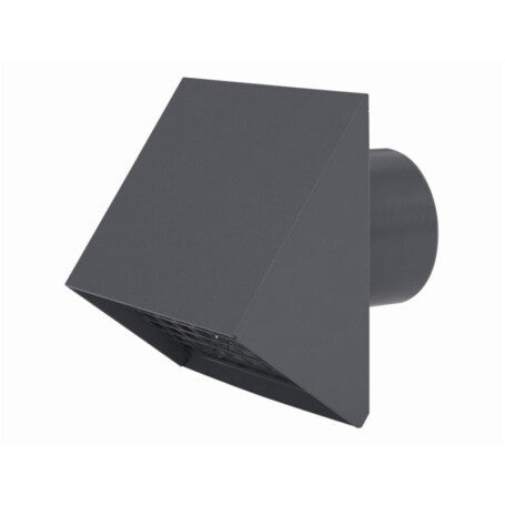 Vaillant Art.-Nr. 10031856 – Durchlass durch die Wand, mit Schutzgitter, für EPP-Rohre 180/150 mm – Schwarz – recoVAIR