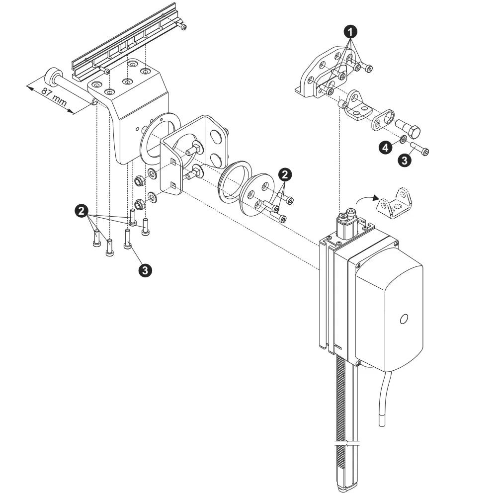 D+H Mechatronic DXD-BS035-SM - für Raico® WING 105DI (208 312)