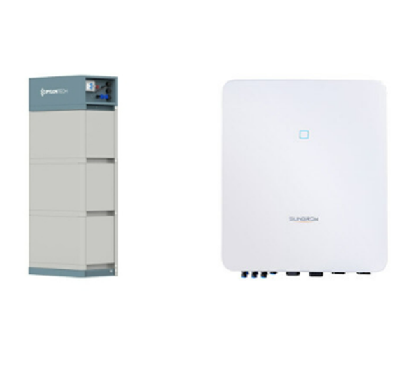 PYLONTECH + SUNGROW HV-Speichersystem, 10,1 kWh nutzbar, 3-phasig, Pylontech Force H2 10.1 + Sungrow SH10.0RT-20-V11