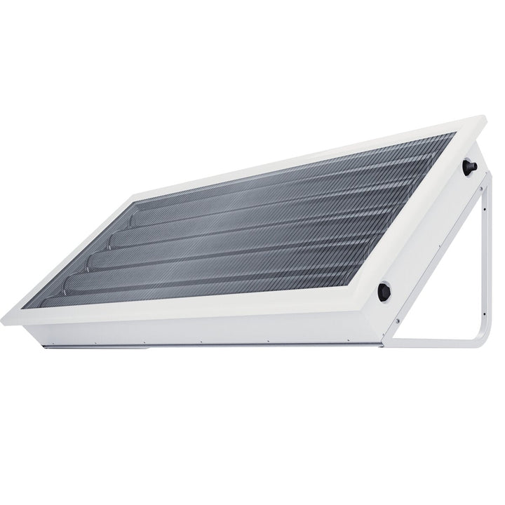 Pleion Ego 260 Weiß – Solarthermie-Kollektor mit natürlicher Zirkulation (Thermosiphon), 245 Liter Speicher, für Flach- und Schrägdach