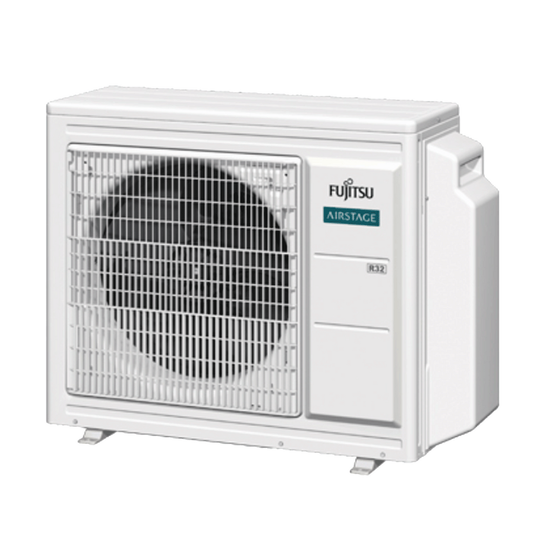 Fujitsu Serie KMCG WiFi 7000+9000+12000 BTU – Multisplit-Klimagerät (3 Innengeräte), 5,4/6,8 kW, R32, A+++/A++, WLAN