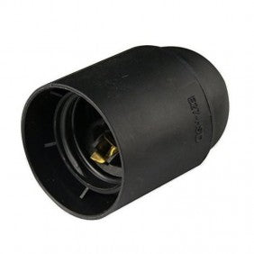 Master 00503 Lampenfassung E27 aus Thermoplastik schwarz