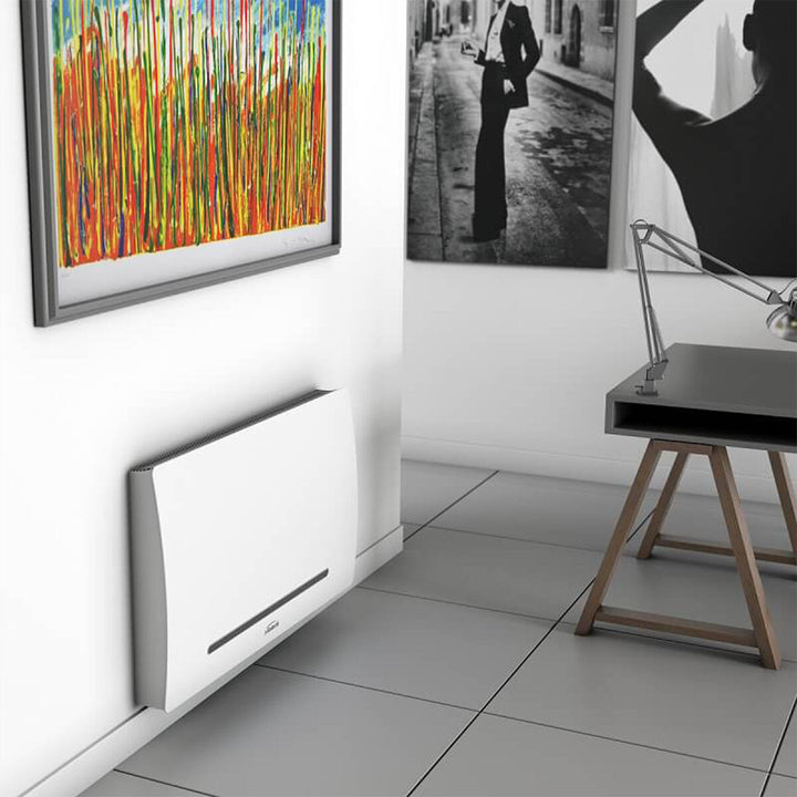 Galletti ART-U Metallic Skin White 50 – Gebläsekonvektor (Bodengerät), 4,02/3,69 kW, Inverter