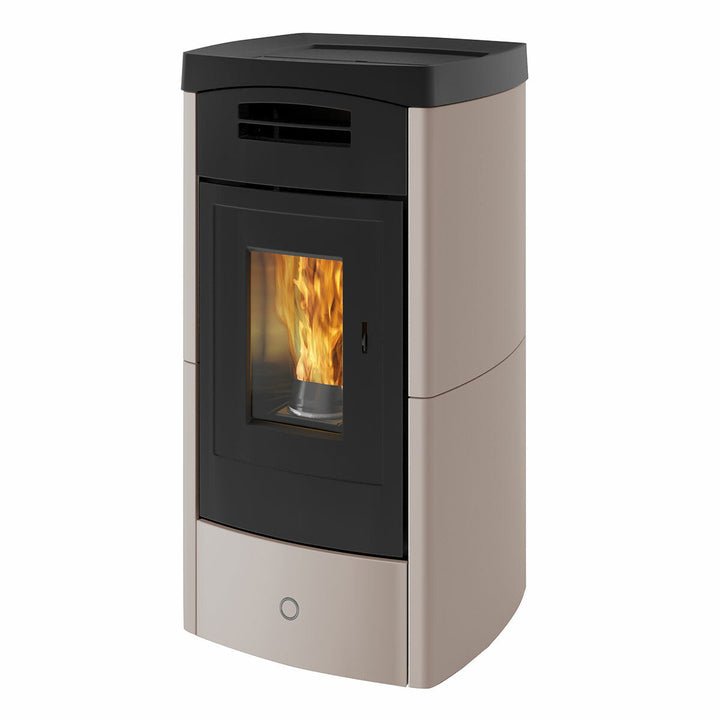 EK63 DAILY130++ - gruppo Edilkamin – Pelletofen, 12,5 kW, Taupe