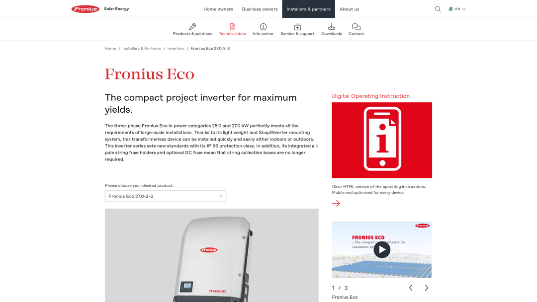 Fronius ECO 25.0-3-S Wechselrichter
