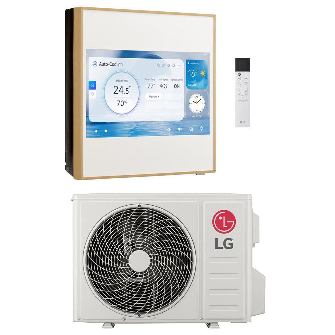 LG ARTCOOL Gallery LCD 12000 BTU – Split-Klimagerät, 3,7/4 kW, R32, A++/A+, WLAN
