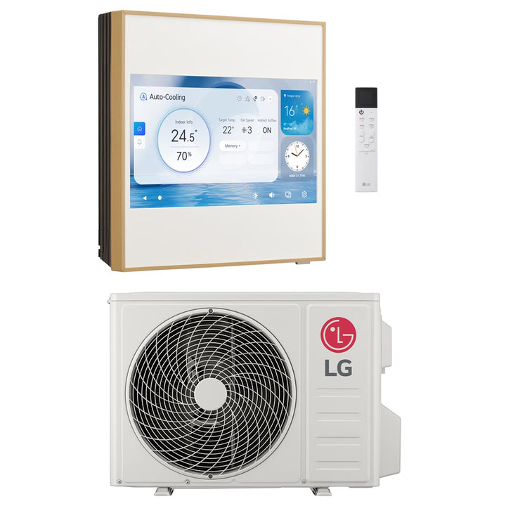 LG ARTCOOOL Gallery LCD 9000 BTU – Split-Klimagerät, 2,6/3,3 kW, R32, A++/A+, WLAN