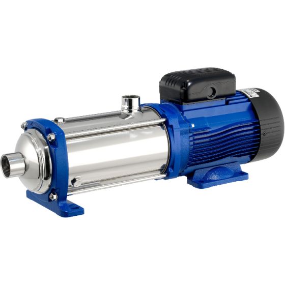 LOWARA  10HM04P22M5HVBE Mehrstufige horizontale normalsaugende Edelstahl Kreiselpumpe mit Montagefuß -Art. 104600890