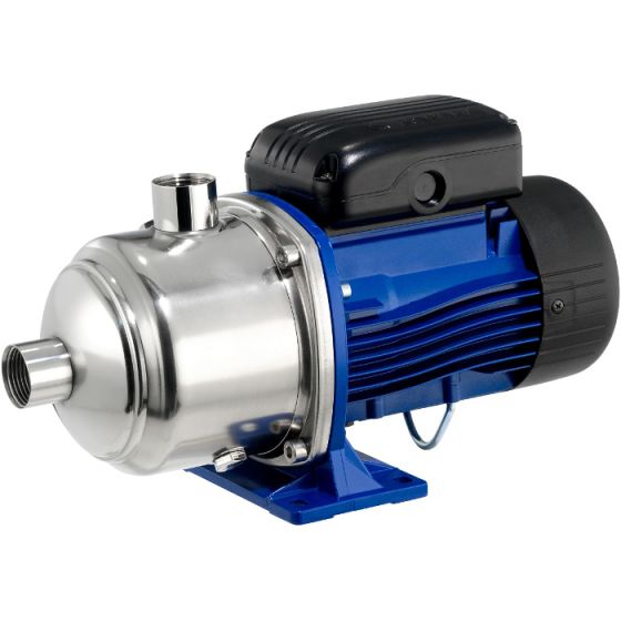 LOWARA 1HM03P05M5HVBE Mehrstufige horizontale Edelstahl Kreiselpumpe mit Montagefuß -Art. 104600520