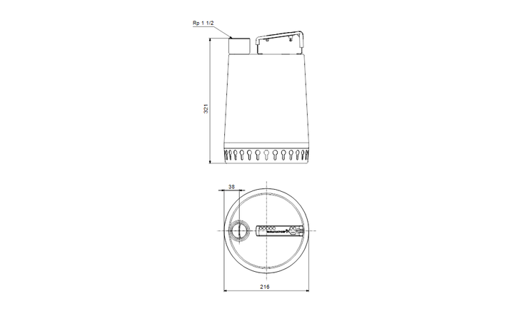 GRUNDFOS Tauchmotorpumpe UNILIFT AP12.40.04.1 Art. 96011016