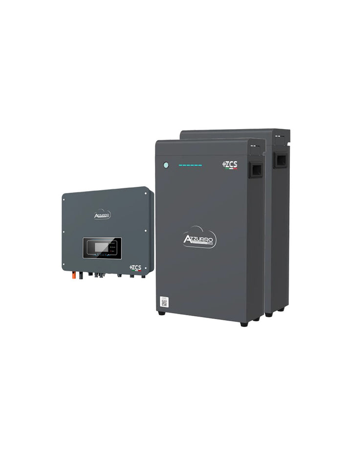 Einphasige Speichersystem 4kW Wechselrichter Zucchetti Akku LV ZSX5000 S 10.2kWh