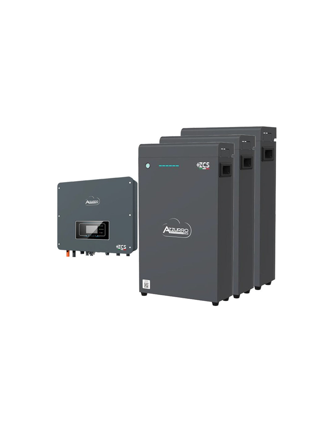 Einphasige Speichersystem 5kW Wechselrichter Zucchetti Akku LV ZSX5000 S 15.3kWh
