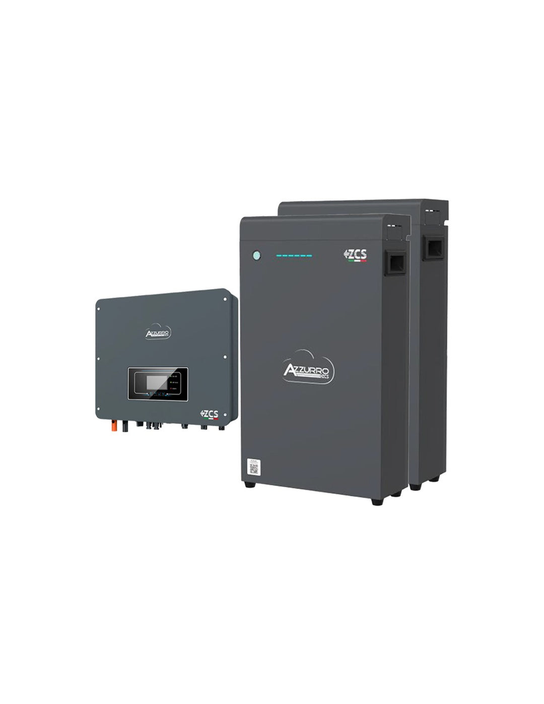 Einphasige Speichersystem 6kW Wechselrichter Zucchetti Akku LV ZSX5000 S 10.2kWh