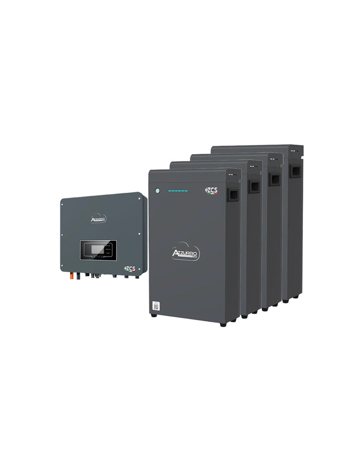 Einphasige Speichersystem 6kW Wechselrichter Zucchetti Akku LV ZSX5000 S 20.4kWh