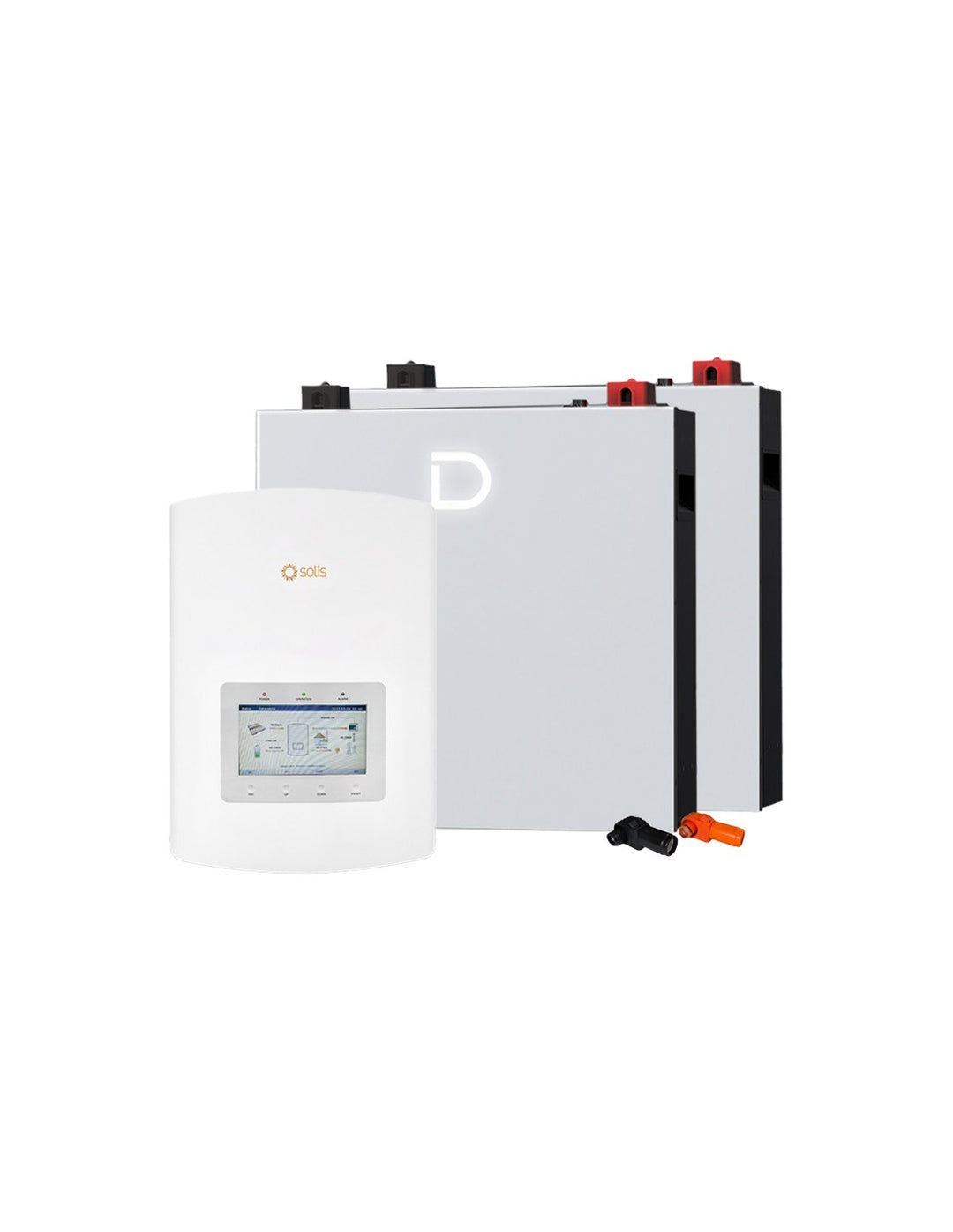 Einphasige Speichersystem Wechselrichter 3.6kW Solis Lithium 10.24kWh Dyness DL5.0C PRO