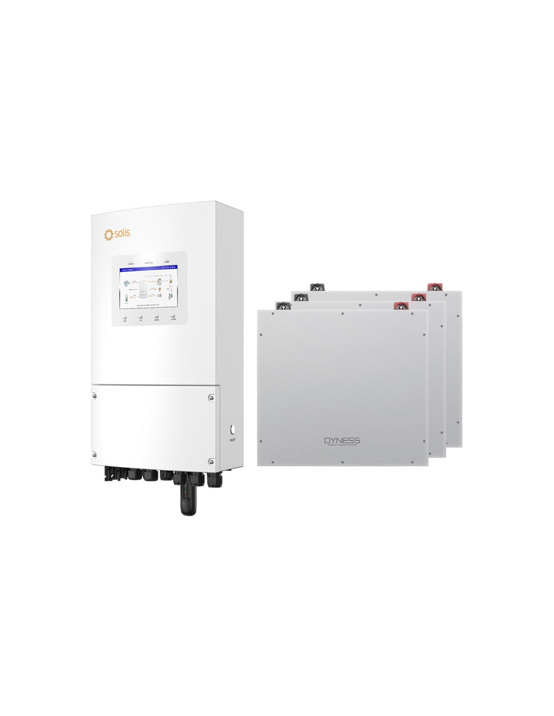 Einphasige Speichersystem Wechselrichter Solis 6kW Akku 15.36kWh DL5.0C Dyness