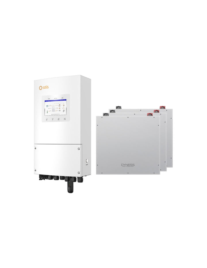 Einphasige Speichersystem Wechselrichter Solis 6kW Akku 15.36kWh DL5.0C Dyness