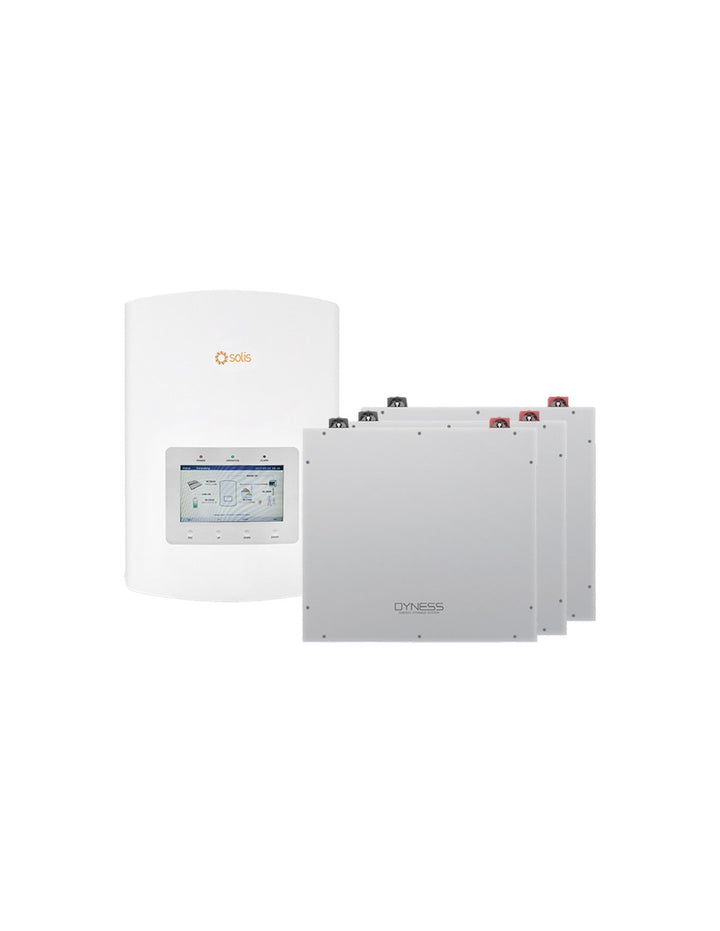 Einphasige Speichersystem Wechselrichter Solis 6kW Akku DL5.0C Dyness 15.36kWh