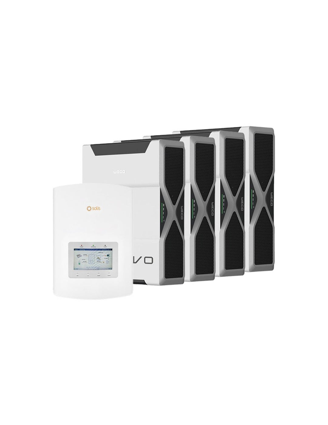 Einphasige Speichersystem Wechselrichter Solis 6kW Lithium 20.88kWh Weco 5k3 EVO
