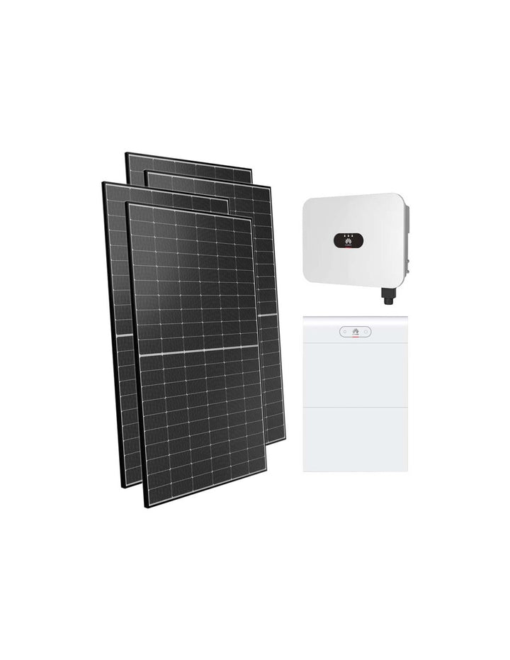 Einphasiger Photovoltaik-Kit 4500W-inverter Huawei 4.6kW LB0 lithium 14kWh LUNA2000