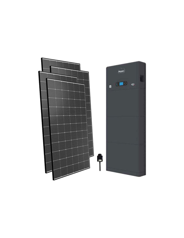 Einphasiger Photovoltaik-Kit 5050W-inverter Zucchetti 4.6kW Akku lithium 5.12kWh