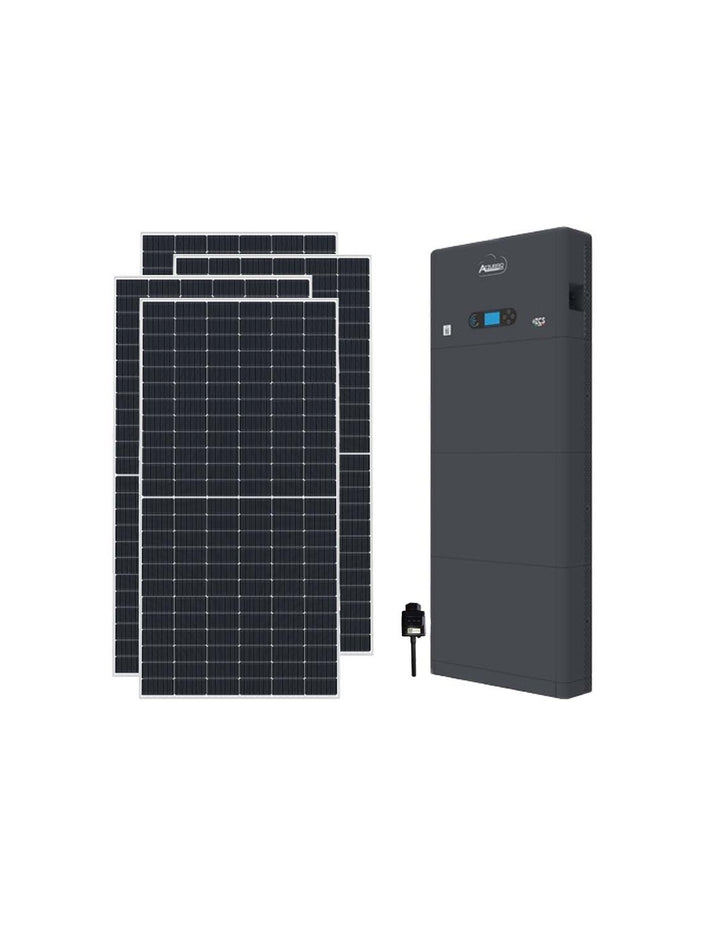 Einphasiger Photovoltaik-Kit 5850W-inverter Zucchetti 5kW Akku lithium 15.36kWh