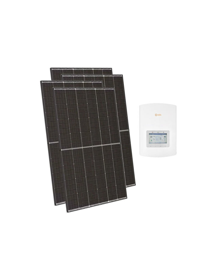 Einphasiges Photovoltaik-kit 4050W Solis Wechselrichter 3.6kW für Akkumulation