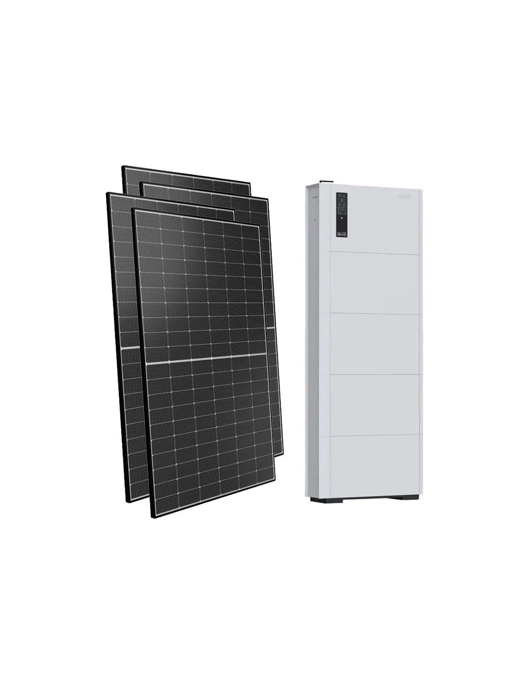 Einphasiges Photovoltaik-Kit 6300W inverter SMART EU 6kW Lithium 10.24kWh Weco