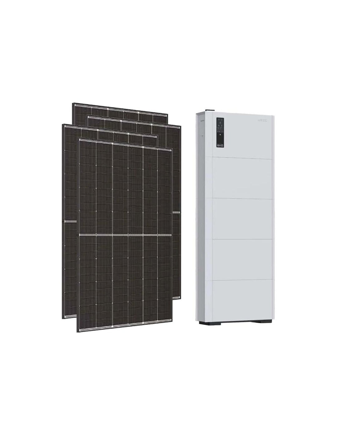 Einphasiges Photovoltaik-Kit 6300W inverter Weco SMART EU 6kW Lithium 5.12kWh Weco