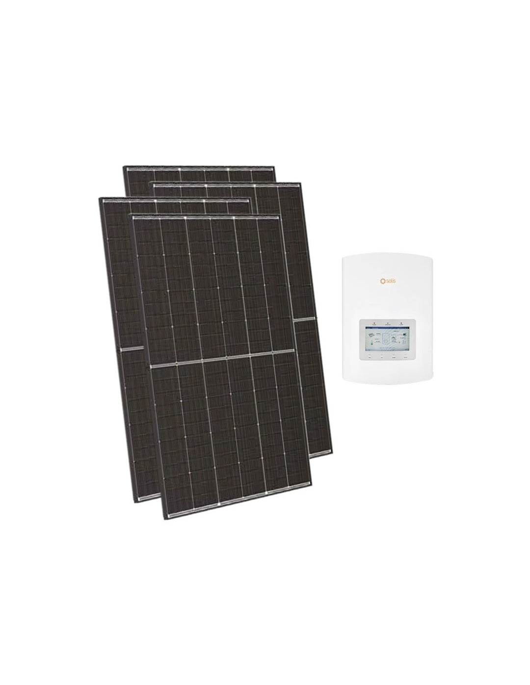 Einphasiges Photovoltaik-kit 6300W Solis Wechselrichter 6kW für Akkumulation